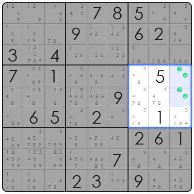 sudoku swordfish technique